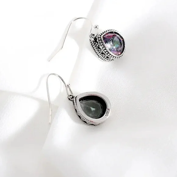 Fashion Trend Jewelry Vintage Water Drop Earrings - Picture 6 of 8